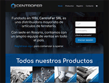 Tablet Screenshot of centrofersrl.com